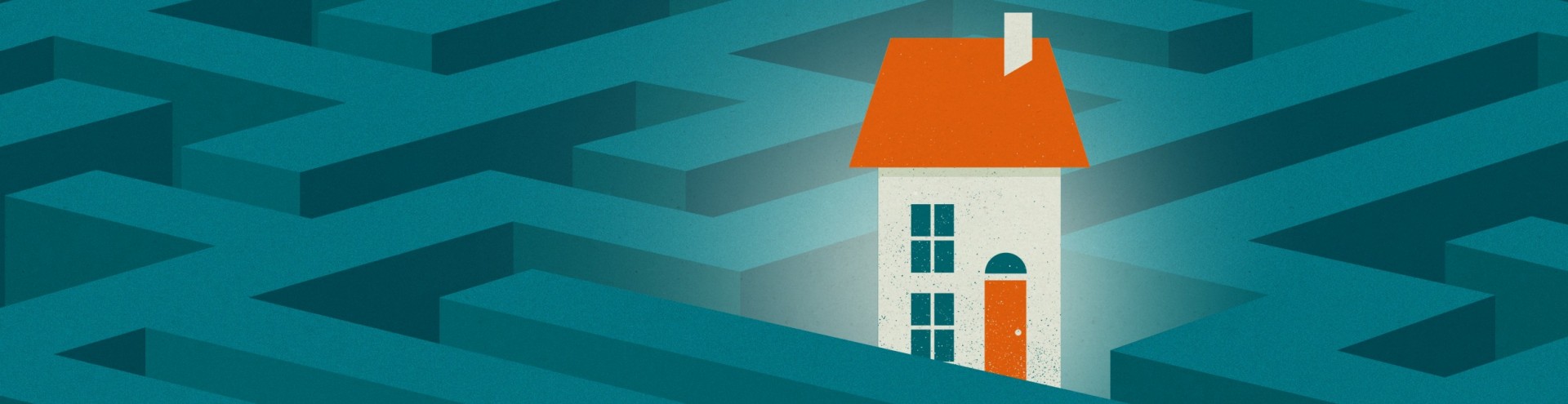 House in the middle of a maze. We'll help you find the right mortgage for you
